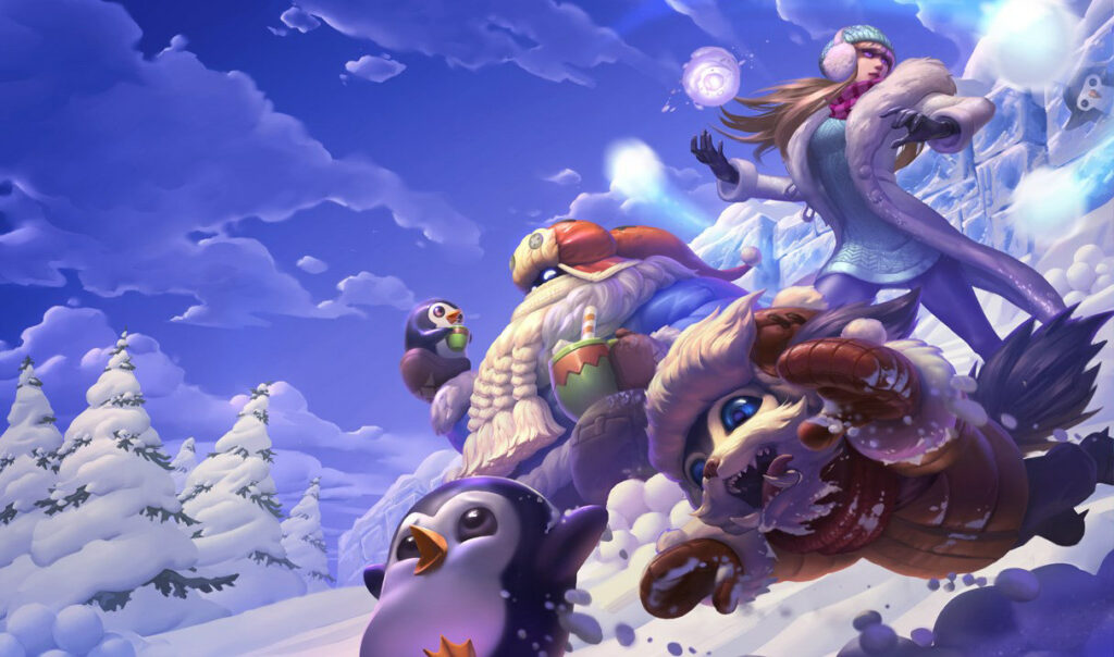 雪遊びバード
